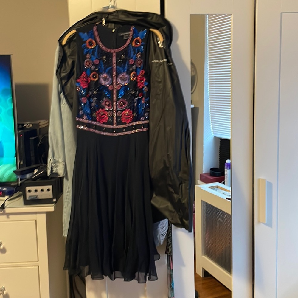 French connection embroidered Dress